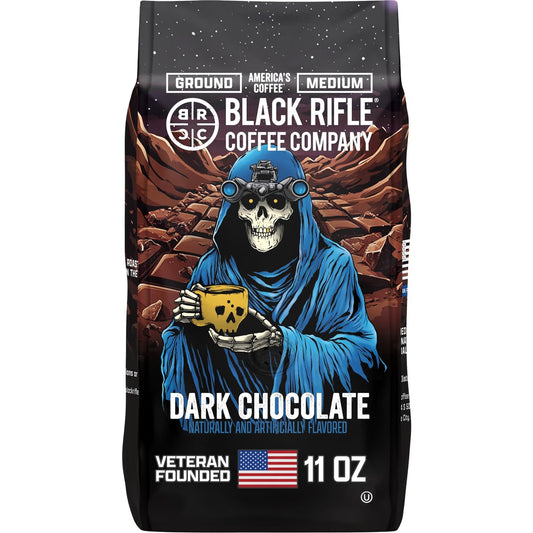 Black Rifle Coffee Company Dark Roast Ground Coffee Tactisquatch 7 OZ Bag