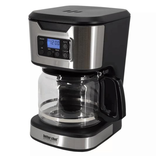 Better Chef 12-Cup Programmable Coffee Maker with Stainless Steel
