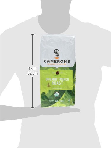 Cameron's Coffee Roasted Whole Bean Coffee, Intense French, 28 Ounce