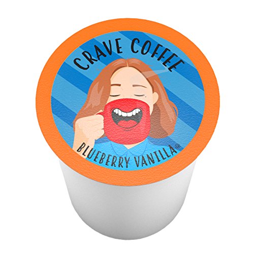 Crave Beverages Flavored Coffee Pods Sampler, Compatible with 2.0 K-Cup Brewers, Assorted Variety Pack, 40 Count (Pack of 1)