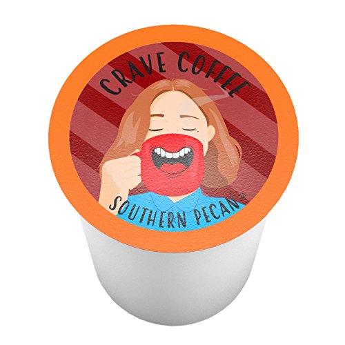 Crave Beverages Flavored Coffee Pods Sampler, Compatible with 2.0 K-Cup Brewers, Assorted Variety Pack, 40 Count (Pack of 1)