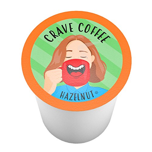Crave Beverages Flavored Coffee Pods Sampler, Compatible with 2.0 K-Cup Brewers, Assorted Variety Pack, 40 Count (Pack of 1)