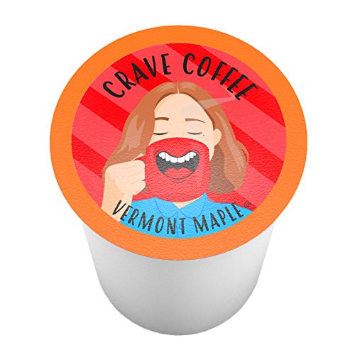 Crave Beverages Flavored Coffee Pods Sampler, Compatible with 2.0 K-Cup Brewers, Assorted Variety Pack, 40 Count (Pack of 1)