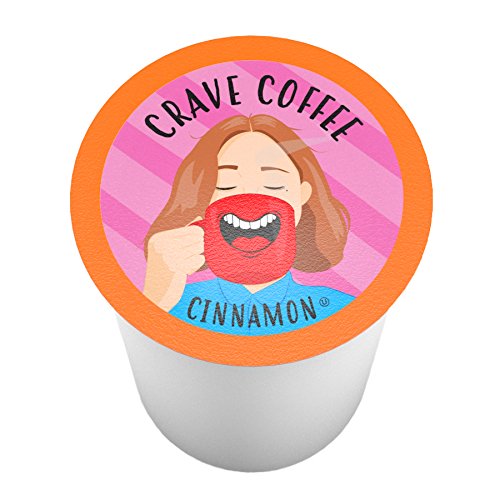 Crave Beverages Flavored Coffee Pods Sampler, Compatible with 2.0 K-Cup Brewers, Assorted Variety Pack, 40 Count (Pack of 1)