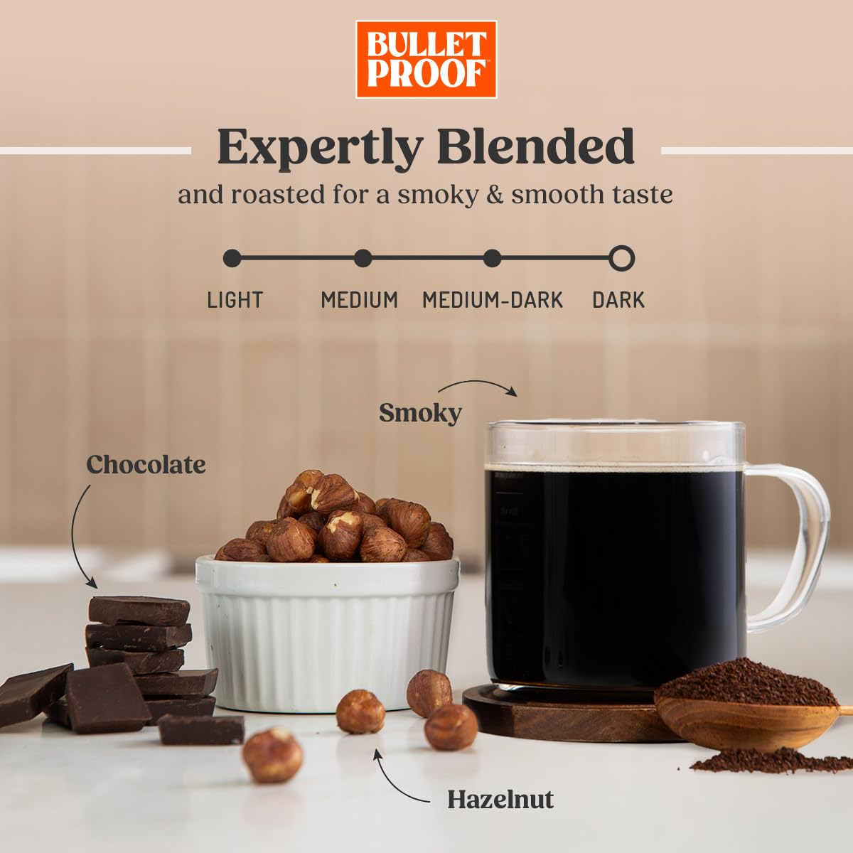 Bulletproof Original Medium-Roast Single-Serve Coffee Pods, 24 Count