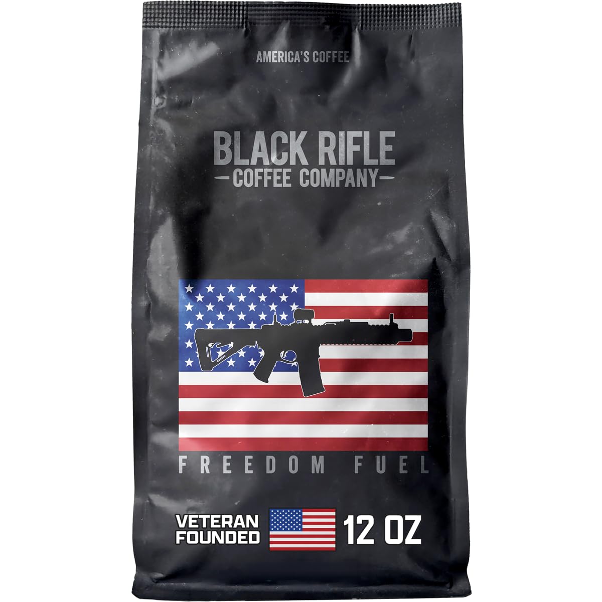 Black Rifle Coffee Company Dark Roast Ground Coffee Tactisquatch 7 OZ Bag