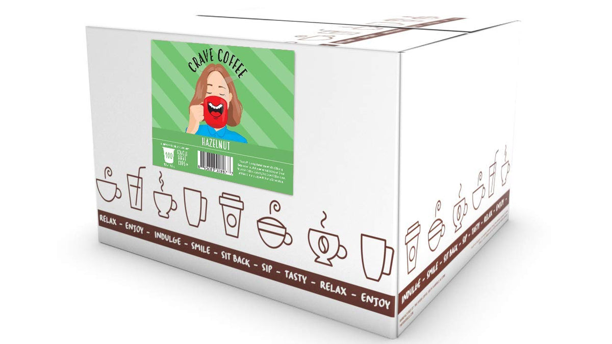 Crave Beverages Flavored Coffee Pods Sampler, Compatible with 2.0 K-Cup Brewers, Assorted Variety Pack, 40 Count (Pack of 1)