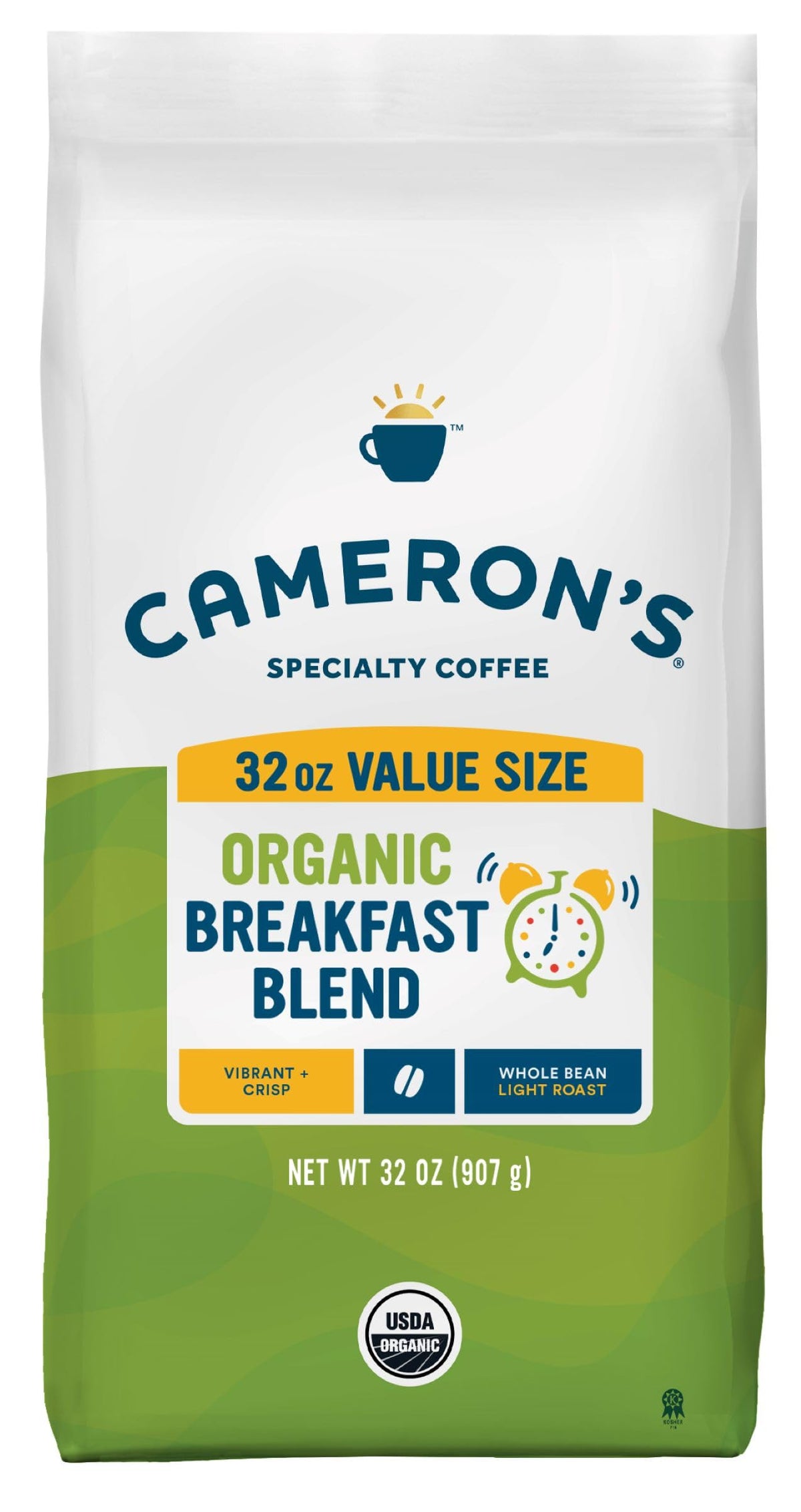 Cameron's Coffee Roasted Whole Bean Coffee, Intense French, 28 Ounce