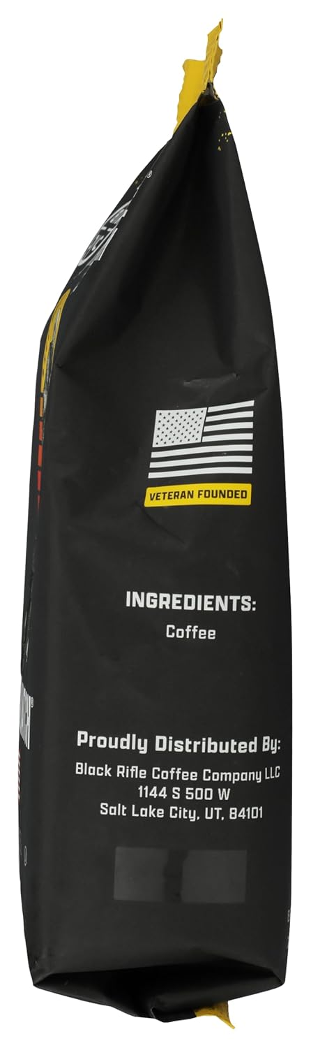 Black Rifle Coffee Company Dark Roast Ground Coffee Tactisquatch 7 OZ Bag