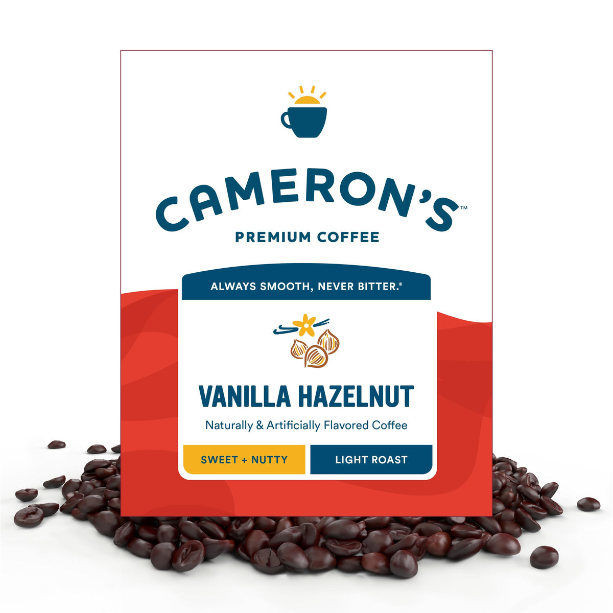 Cameron's Coffee Roasted Whole Bean Coffee, Intense French, 28 Ounce