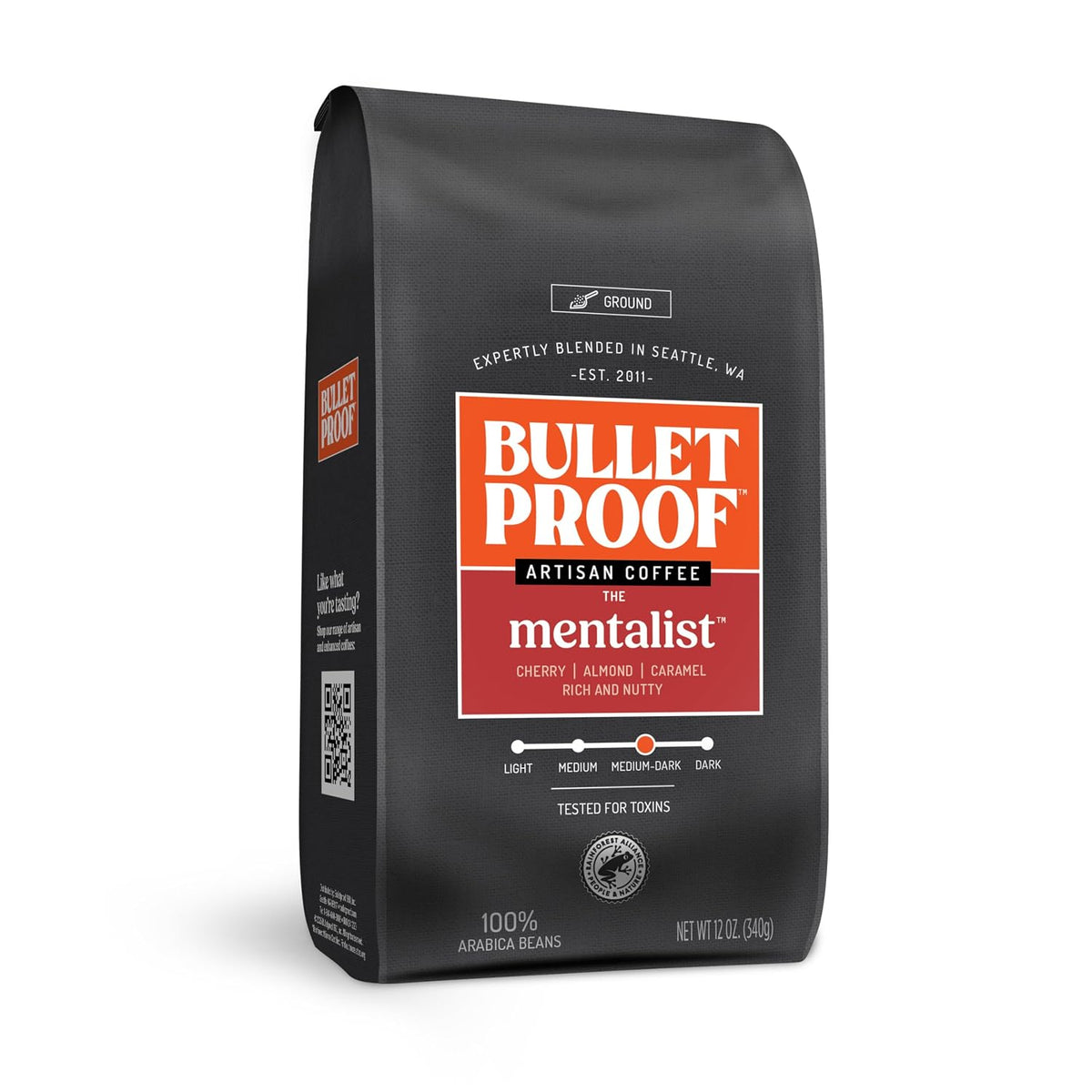 Bulletproof Original Medium Roast Ground Coffee, 12 oz
