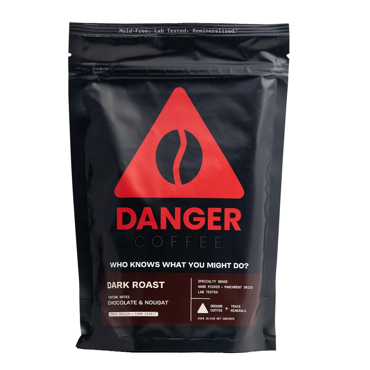 Danger Coffee Ground Mold Free Coffee by Dave Asprey | Medium Roast 10.9 oz