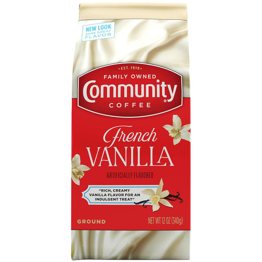 Community Coffee Cinnamon Roll Flavored Ground Coffee, Naturally Flavored, 11 Ounce (Pack of 1)