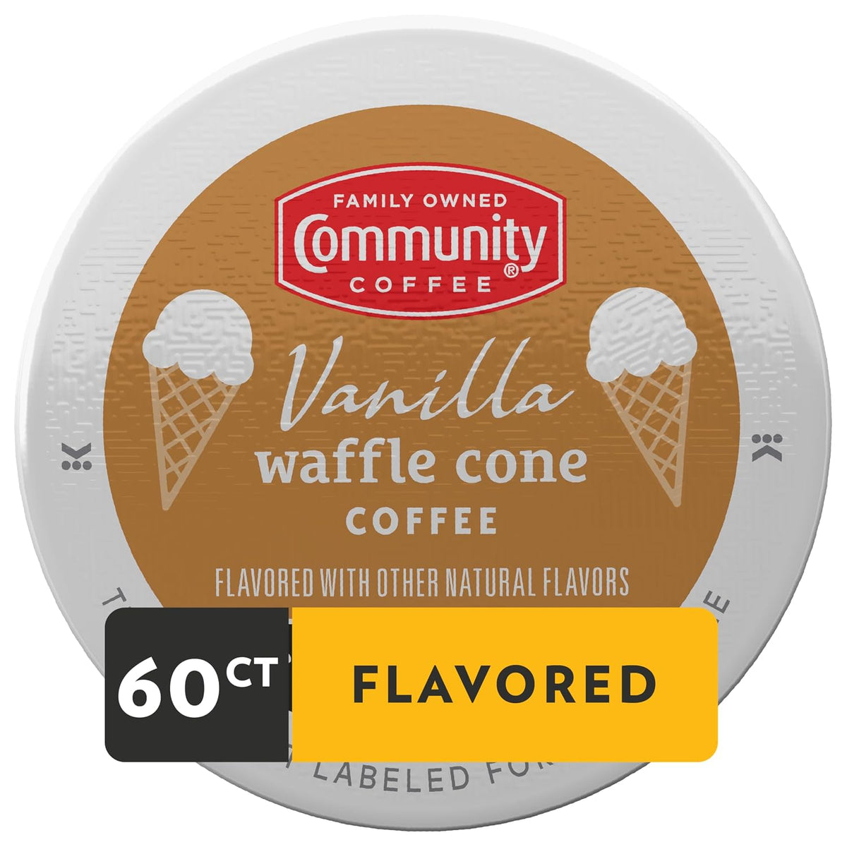 Community Coffee Caramel Cookie Butter Flavored Kcup Pods, Medium Roast, 10 Count (Pack of 1)