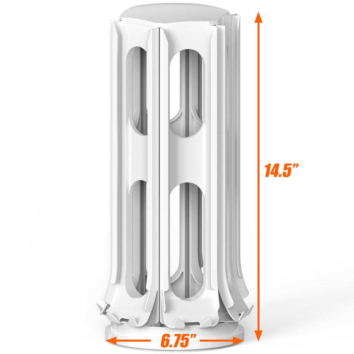 Deco Brothers VertuoLine Pod Holder, 360° Turntable Rotating Pod Carousel