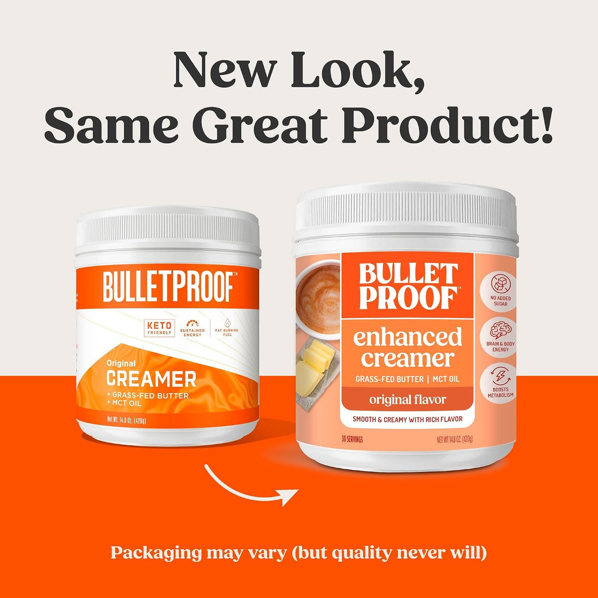 Bulletproof Original Keto Coffee Creamer w/MCT Oil, 14.8 oz