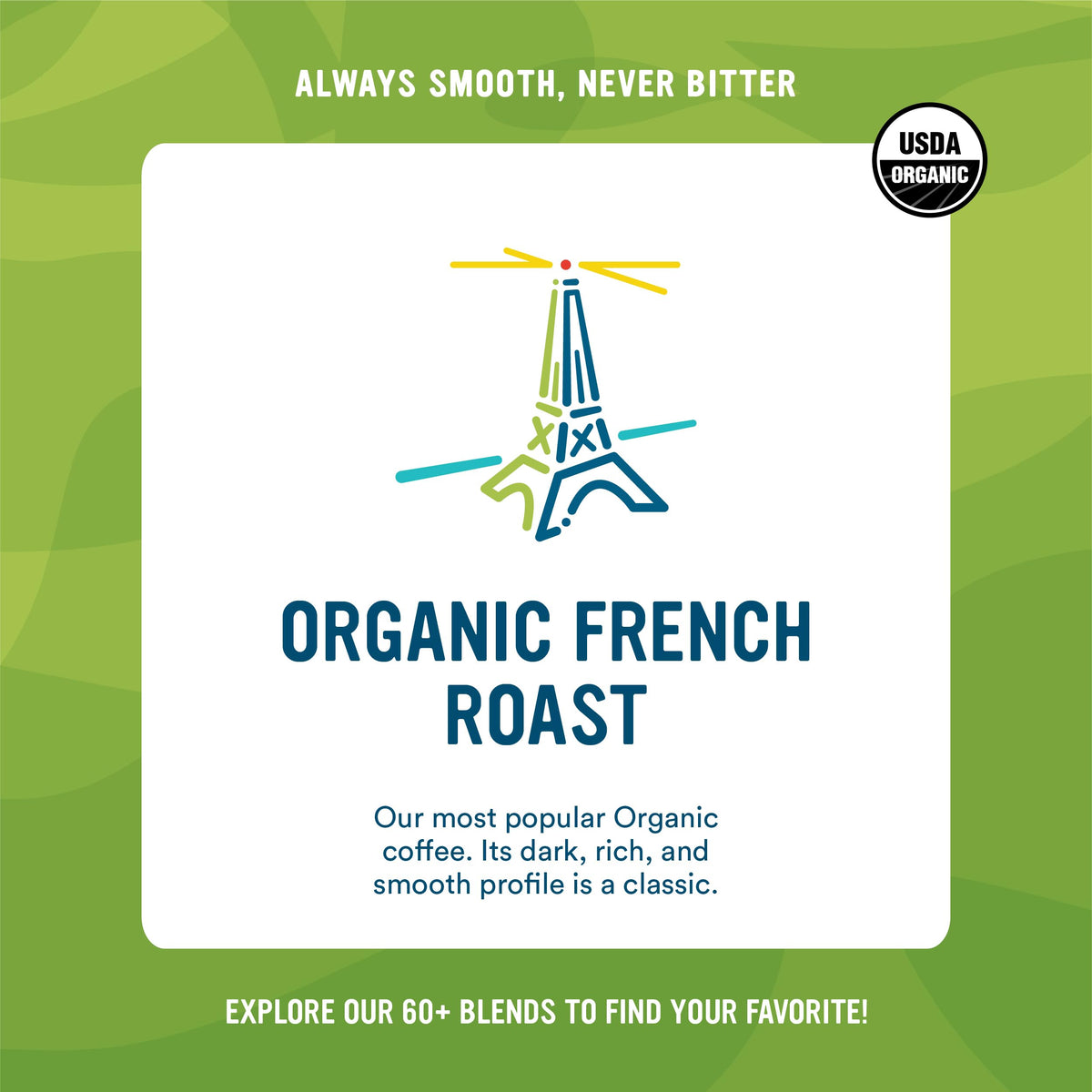 Cameron's Coffee Roasted Whole Bean Coffee, Intense French, 28 Ounce