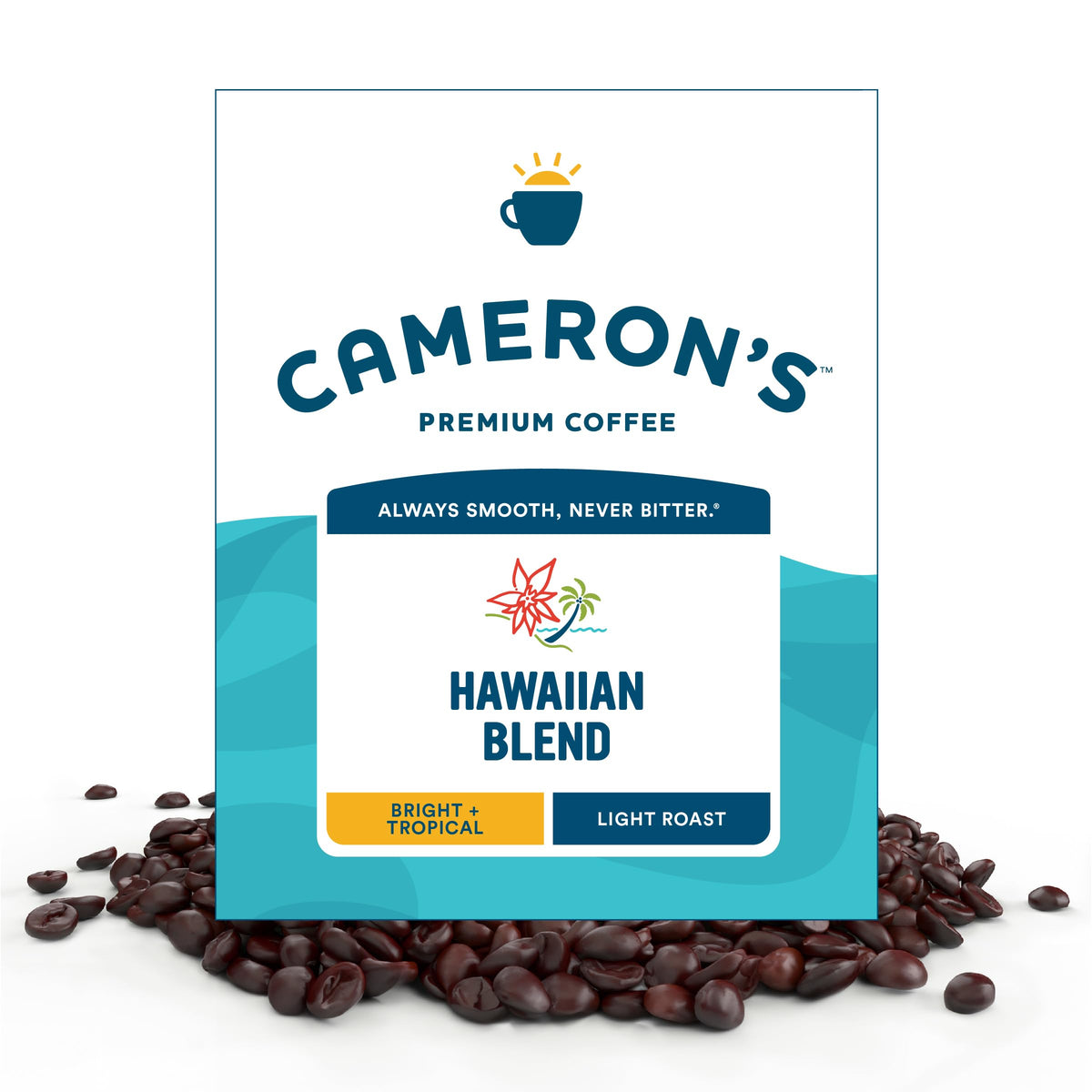Cameron's Coffee Roasted Whole Bean Coffee, Intense French, 28 Ounce