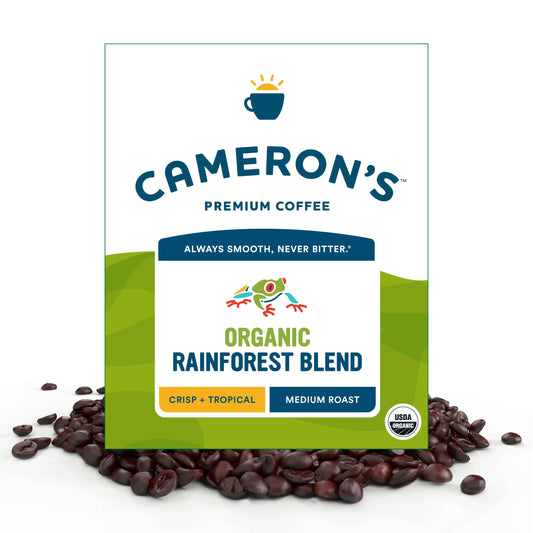 Cameron's Coffee Roasted Whole Bean Coffee, Intense French, 28 Ounce