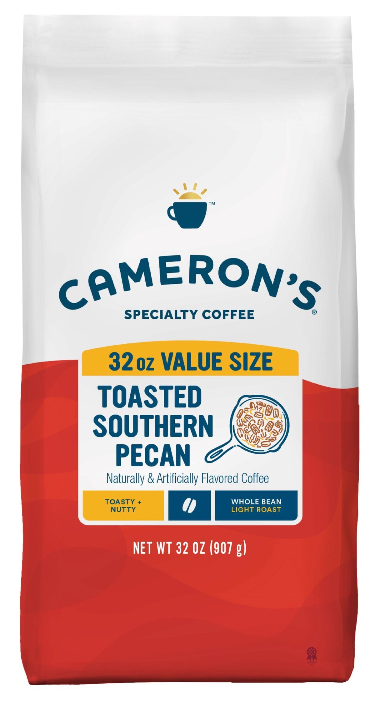Cameron's Coffee Roasted Whole Bean Coffee, Intense French, 28 Ounce