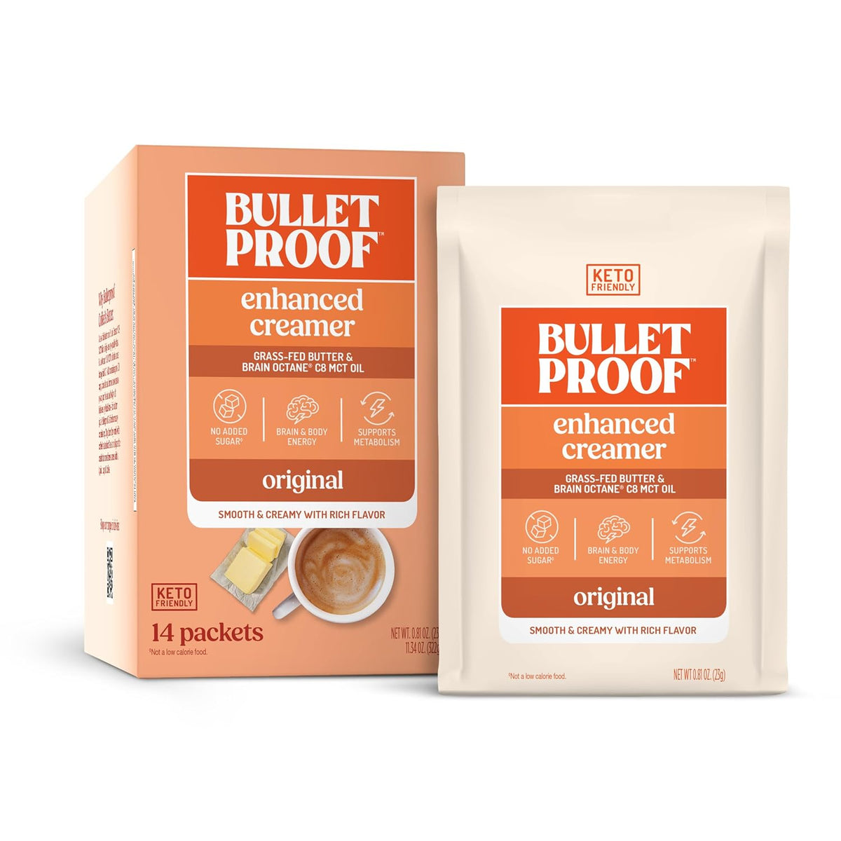 Bulletproof Original Keto Coffee Creamer w/MCT Oil, 14.8 oz