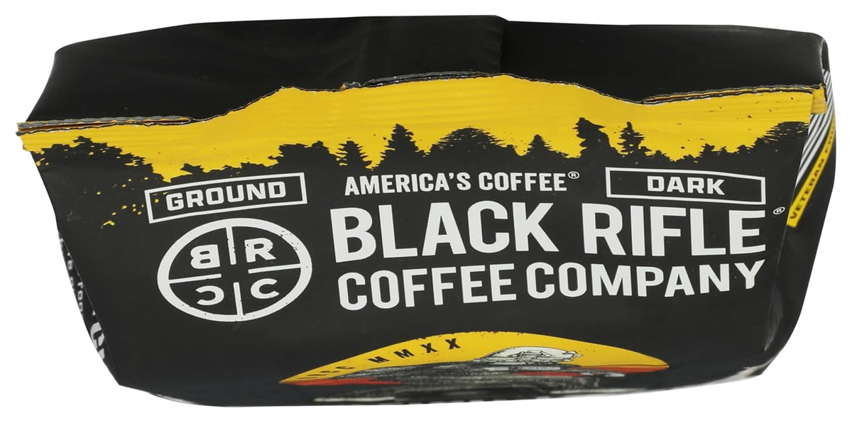 Black Rifle Coffee Company Dark Roast Ground Coffee Tactisquatch 7 OZ Bag