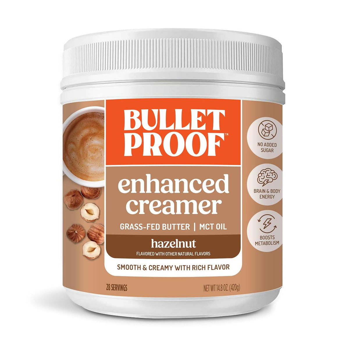 Bulletproof Original Keto Coffee Creamer w/MCT Oil, 14.8 oz