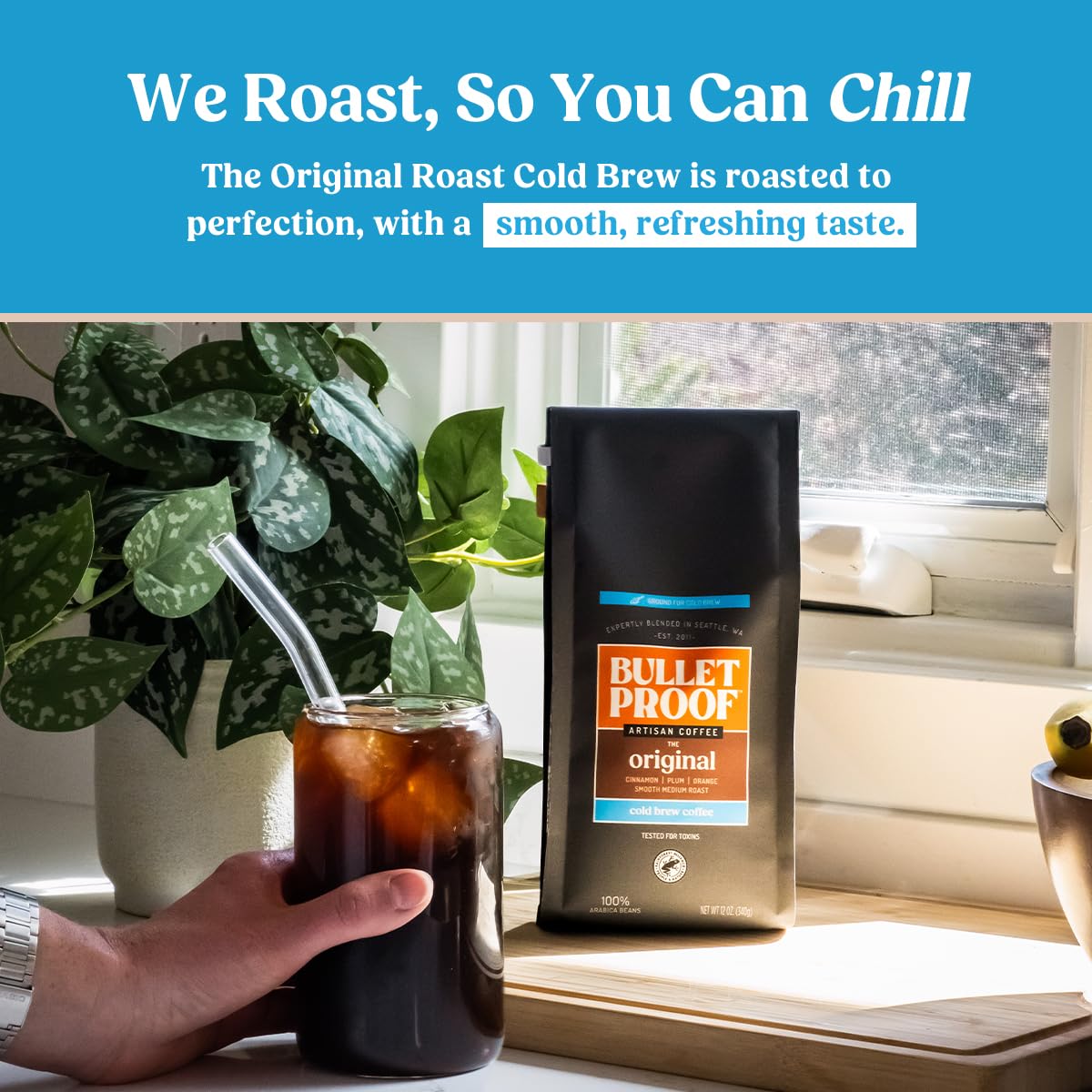 Bulletproof Original Medium Roast Ground Coffee, 12 oz