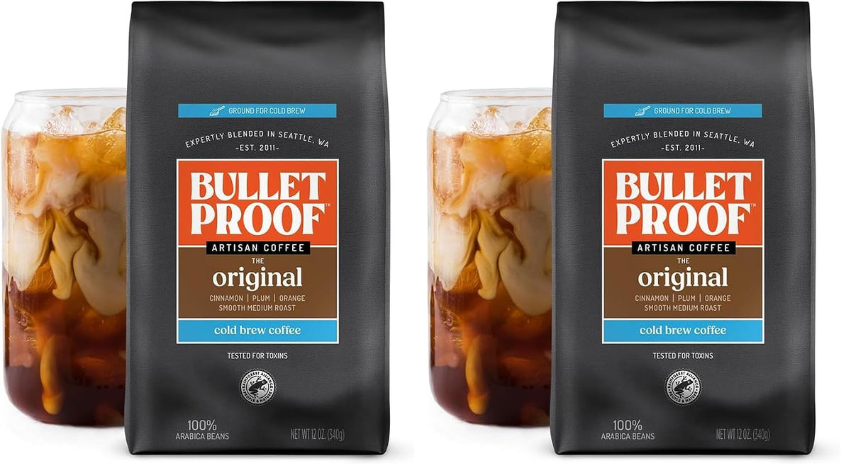 Bulletproof Original Medium Roast Ground Coffee, 12 oz