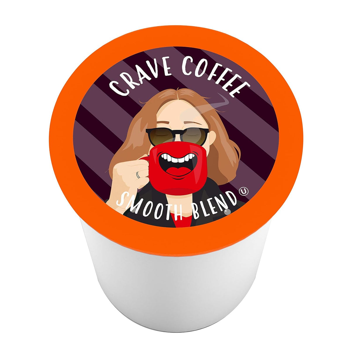 Crave Beverages Flavored Coffee Pods Sampler, Compatible with 2.0 K-Cup Brewers, Assorted Variety Pack, 40 Count (Pack of 1)