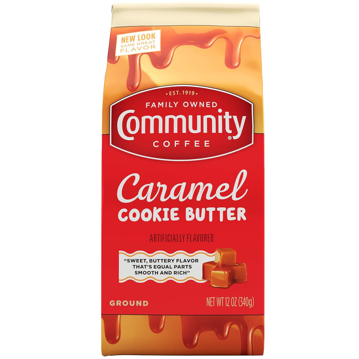 Community Coffee Cinnamon Roll Flavored Ground Coffee, Naturally Flavored, 11 Ounce (Pack of 1)