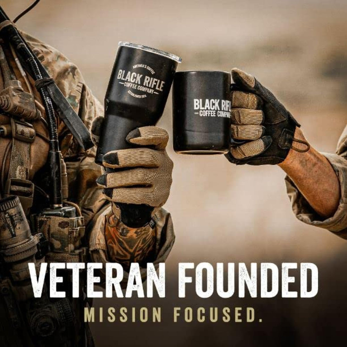 Black Rifle Coffee Company Dark Roast Ground Coffee Tactisquatch 7 OZ Bag