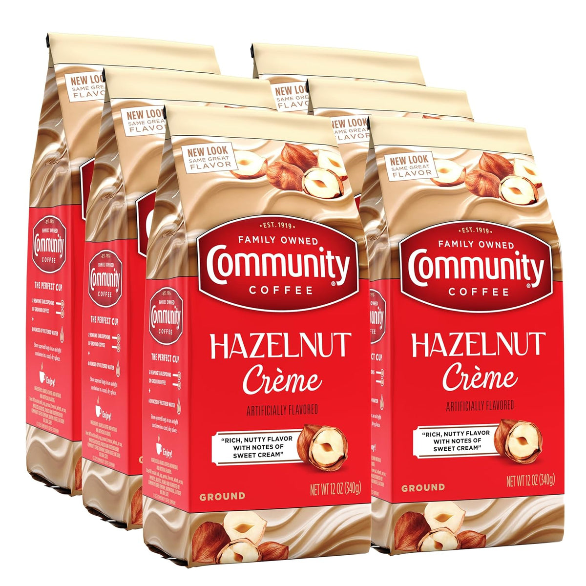 Community Coffee Cinnamon Roll Flavored Ground Coffee, Naturally Flavored, 11 Ounce (Pack of 1)