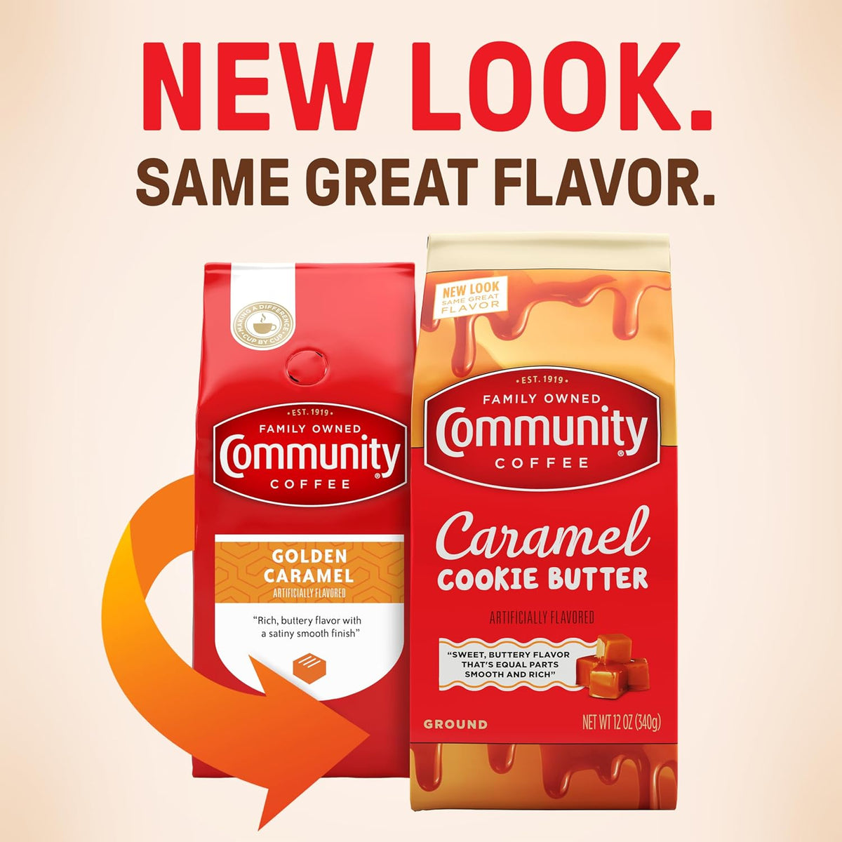 Community Coffee Cinnamon Roll Flavored Ground Coffee, Naturally Flavored, 11 Ounce (Pack of 1)