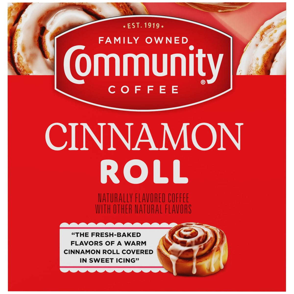 Community Coffee Caramel Cookie Butter Flavored Kcup Pods, Medium Roast, 10 Count (Pack of 1)