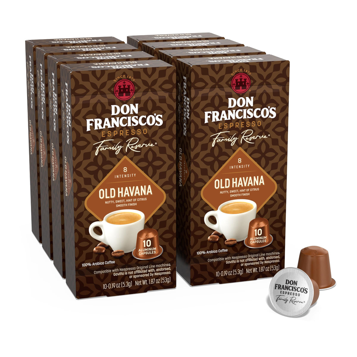 Don Francisco's Don Francisco's and Cafe La Llave Espresso Capsule Variety