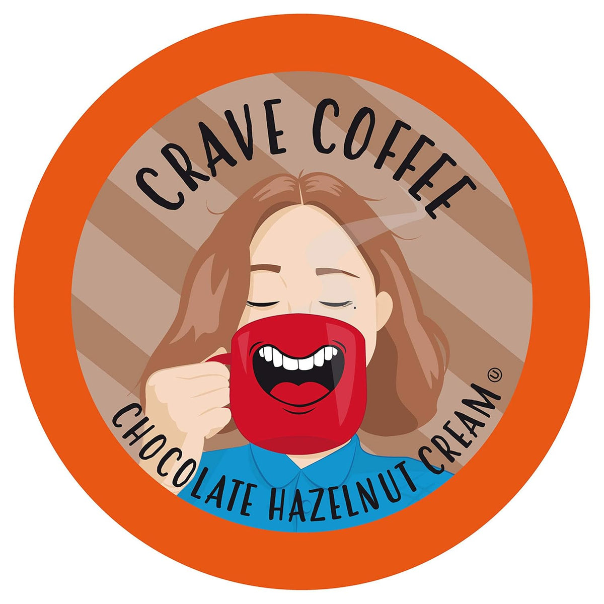 Crave Beverages Flavored Coffee Pods Sampler, Compatible with 2.0 K-Cup Brewers, Assorted Variety Pack, 40 Count (Pack of 1)