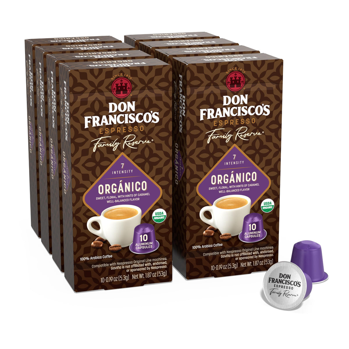 Don Francisco's Don Francisco's and Cafe La Llave Espresso Capsule Variety
