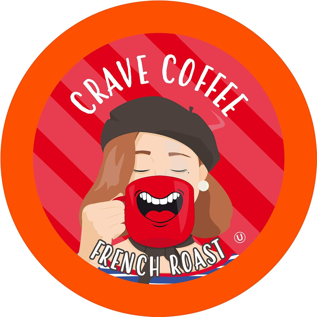 Crave Beverages Flavored Coffee Pods Sampler, Compatible with 2.0 K-Cup Brewers, Assorted Variety Pack, 40 Count (Pack of 1)