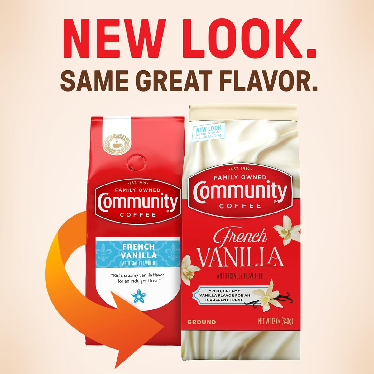 Community Coffee Cinnamon Roll Flavored Ground Coffee, Naturally Flavored, 11 Ounce (Pack of 1)