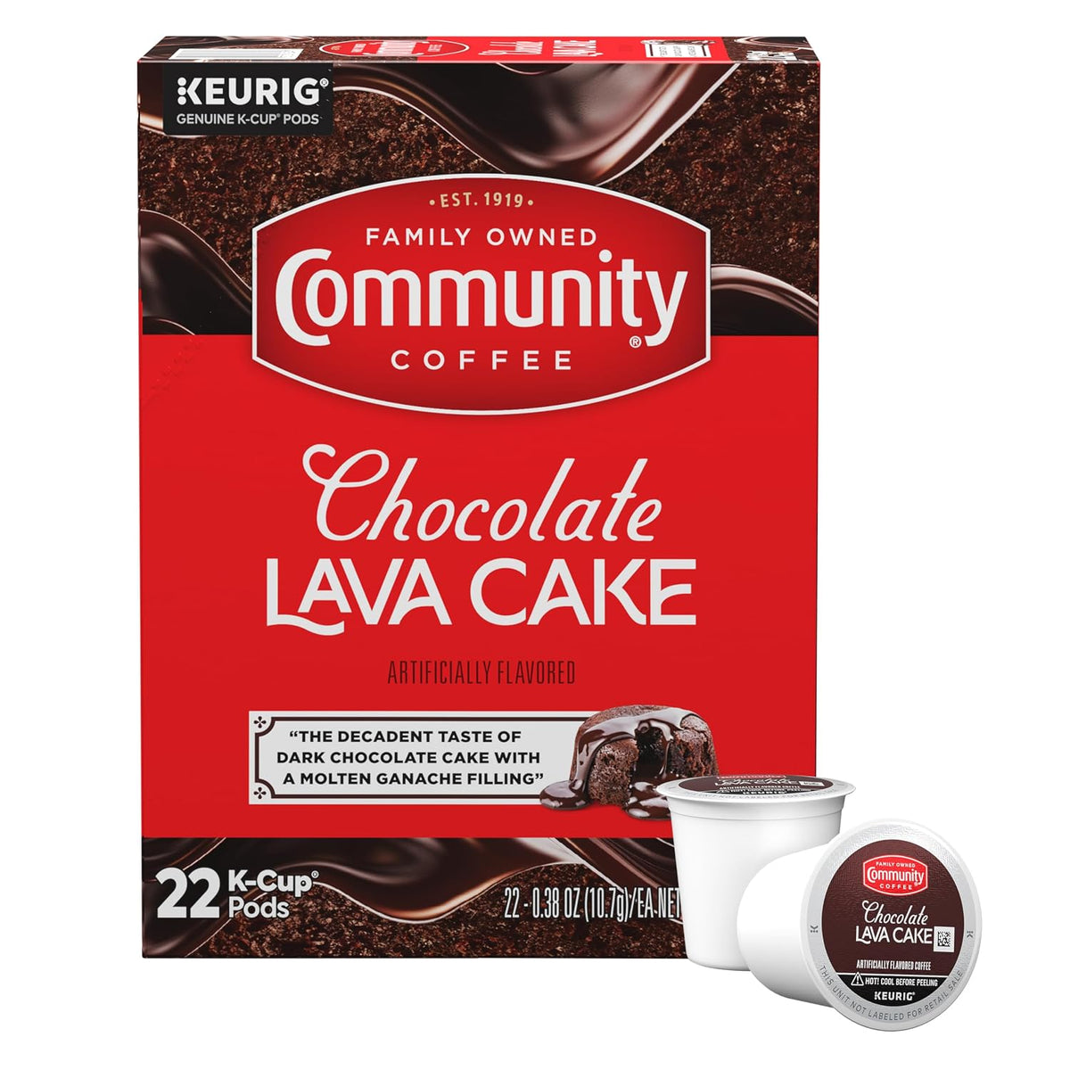 Community Coffee Caramel Cookie Butter Flavored Kcup Pods, Medium Roast, 10 Count (Pack of 1)