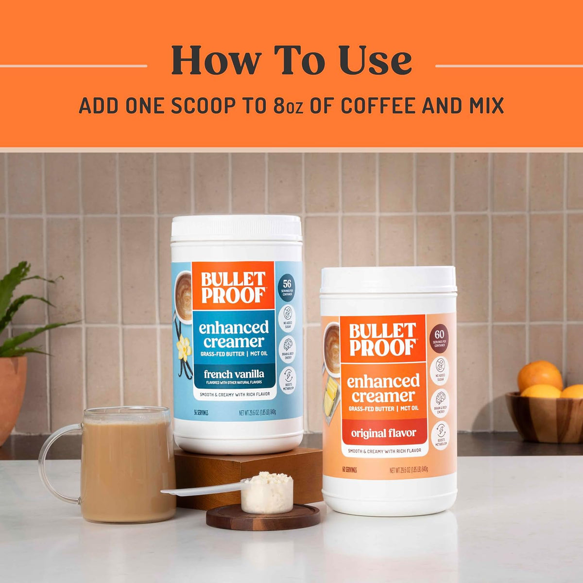 Bulletproof Original Keto Coffee Creamer w/MCT Oil, 14.8 oz