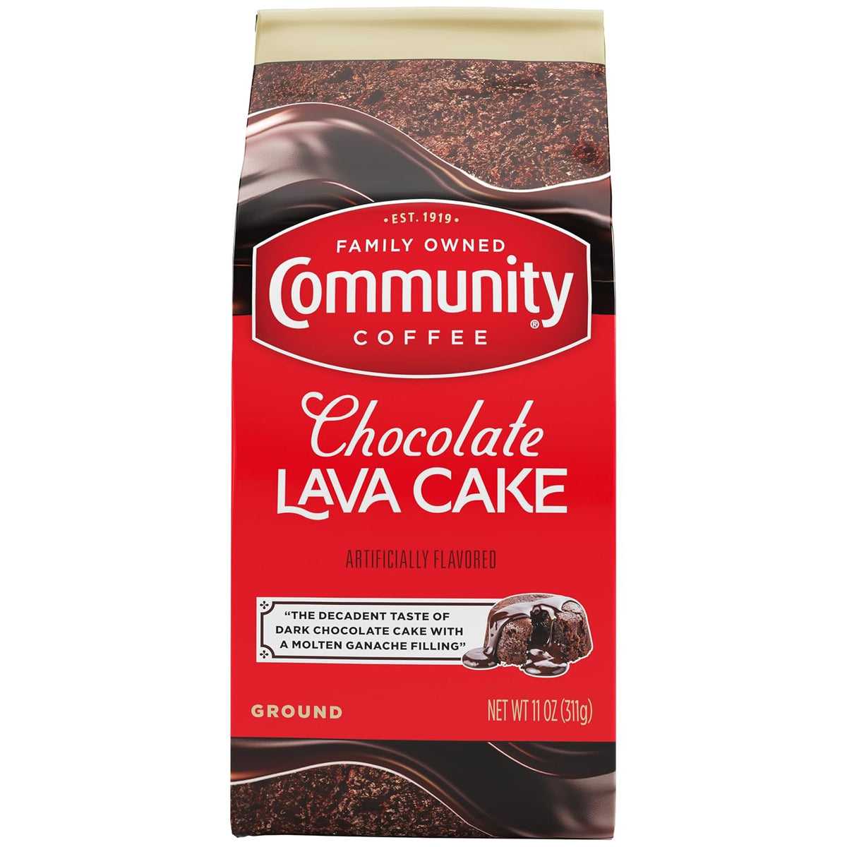 Community Coffee Cinnamon Roll Flavored Ground Coffee, Naturally Flavored, 11 Ounce (Pack of 1)