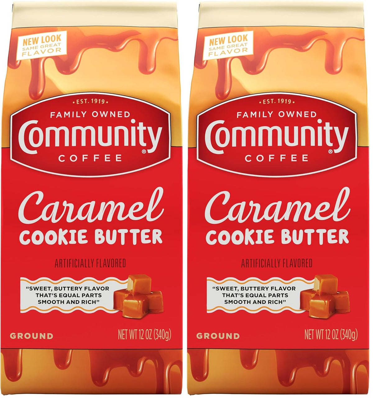 Community Coffee Cinnamon Roll Flavored Ground Coffee, Naturally Flavored, 11 Ounce (Pack of 1)