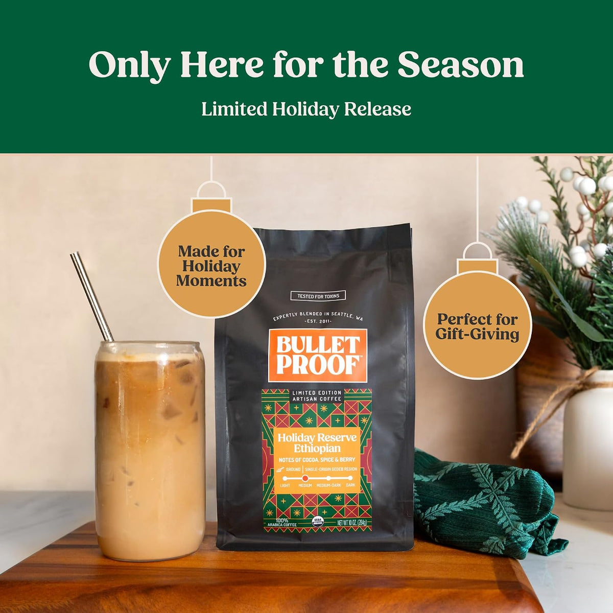 Bulletproof Original Medium Roast Ground Coffee, 12 oz
