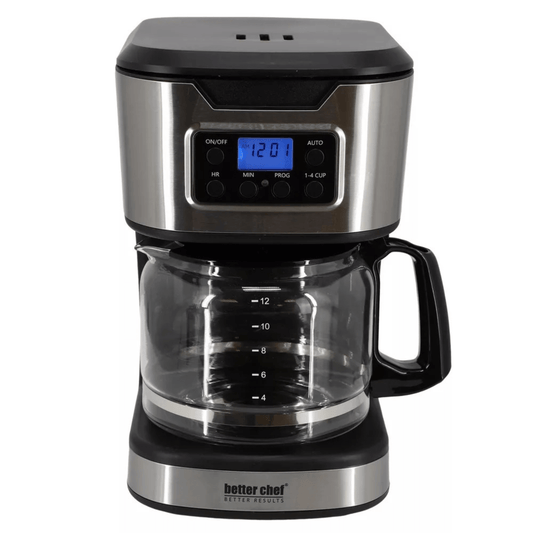 Better Chef 12-Cup Programmable Coffee Maker with Stainless Steel