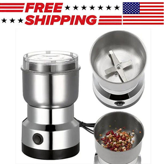 Electric Coffee Bean Grinder Nut Seed Herb Grind Spice Crusher Mill Blender New