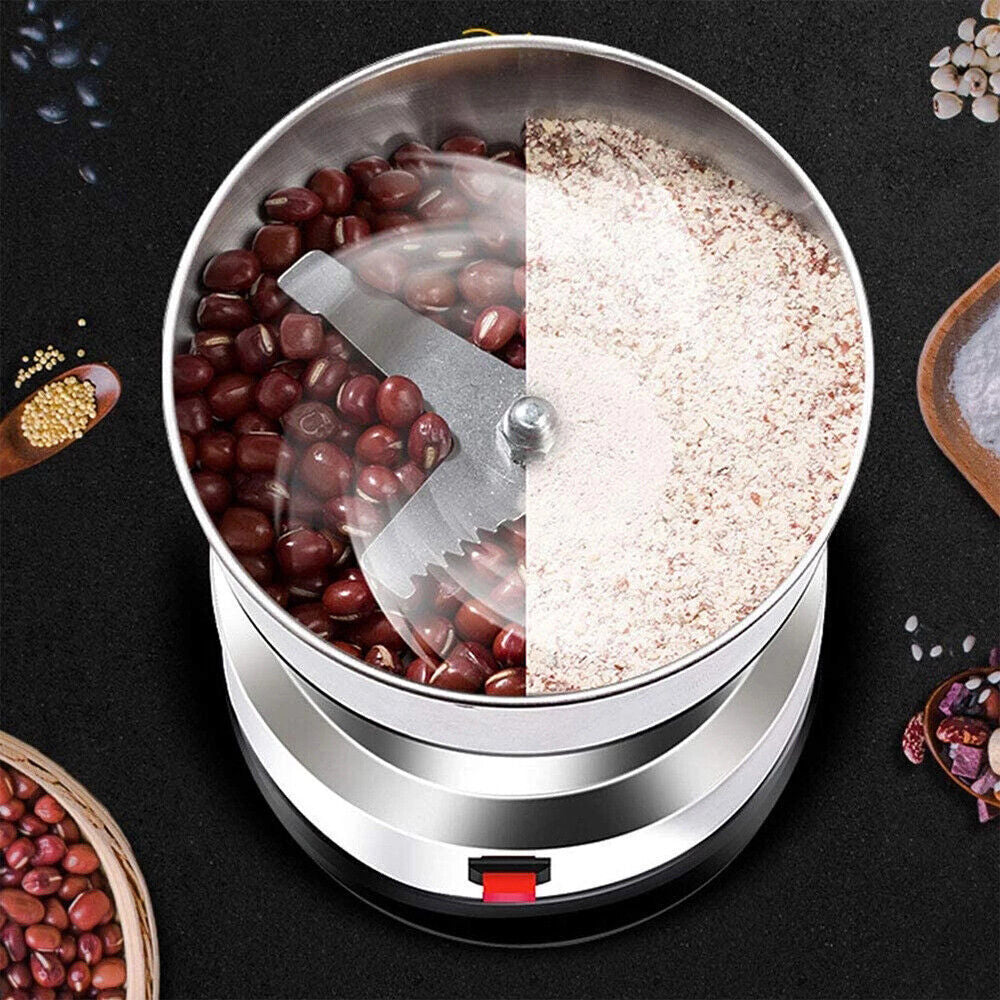 Electric Coffee Bean Grinder Nut Seed Herb Grind Spice Crusher Mill Blender US